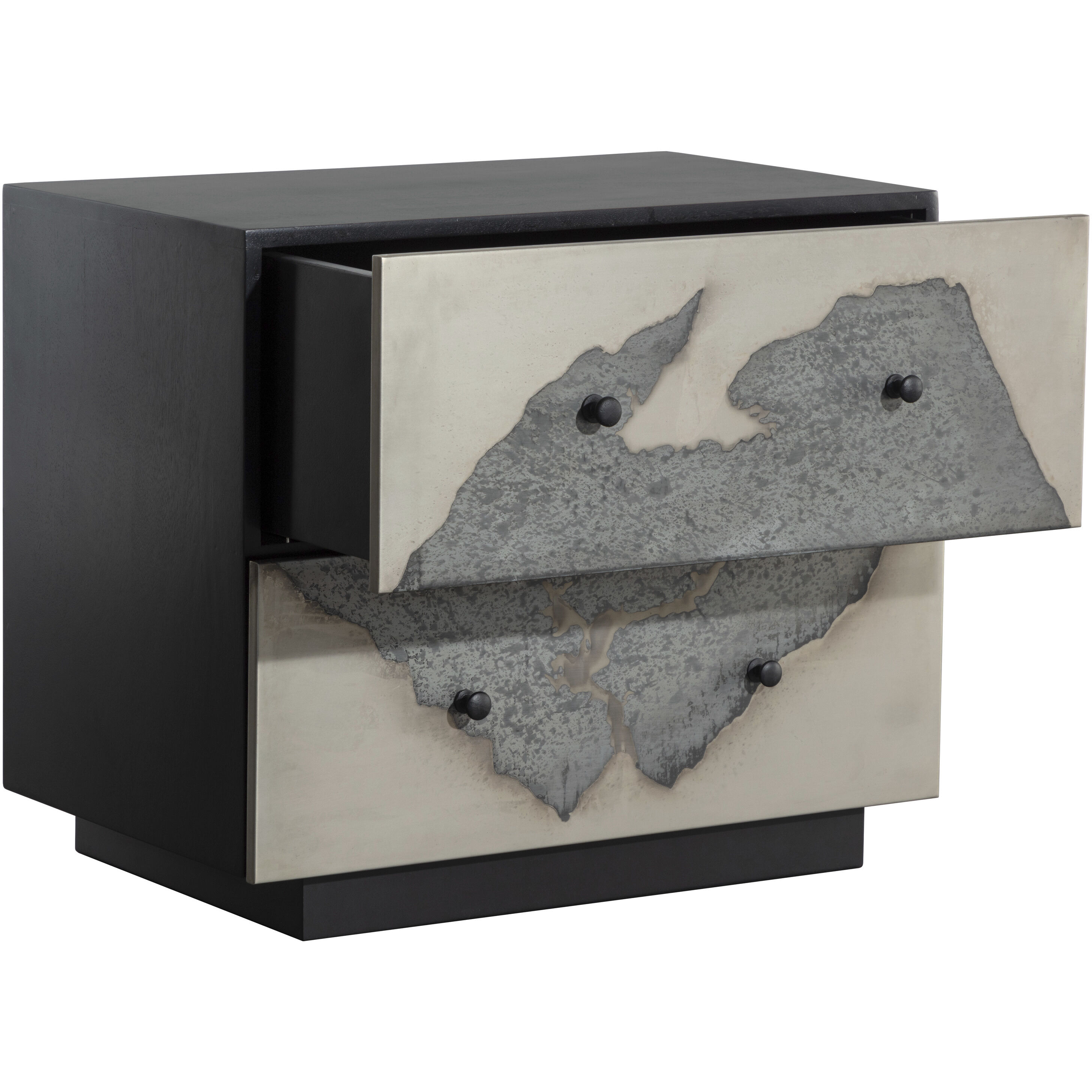 Arlington 28 X 24.25 inch Black Night Stand
